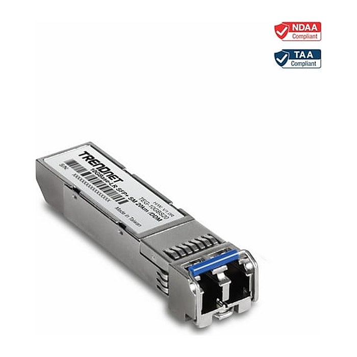 TRENDnet Mini-GBIC Single-Mode 10GBASE-LR LC SFP+ 20KM