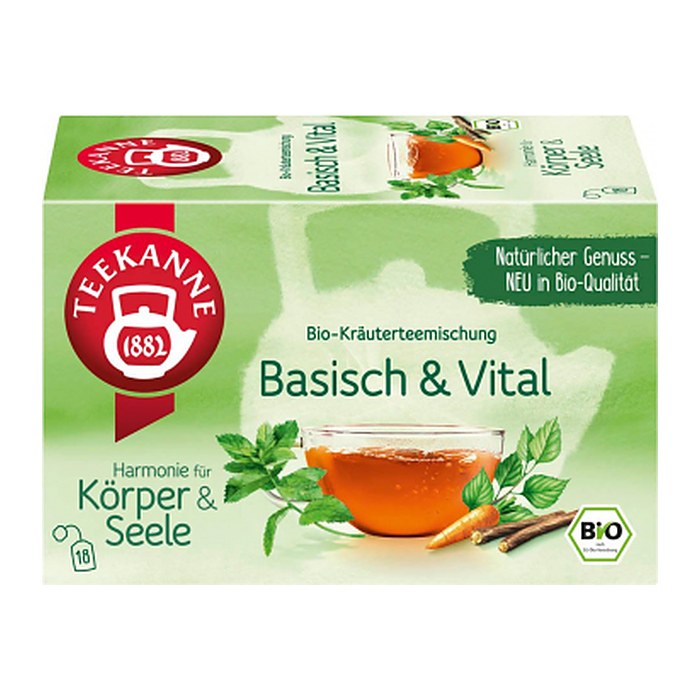 TEEKANNE Basisch & Vital Bio-Tee 18 Portionen
