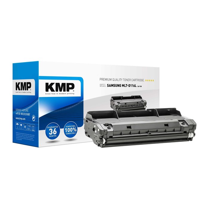 KMP SA-T68 schwarz Toner kompatibel zu SAMSUNG MLT-D116L (SU828A)