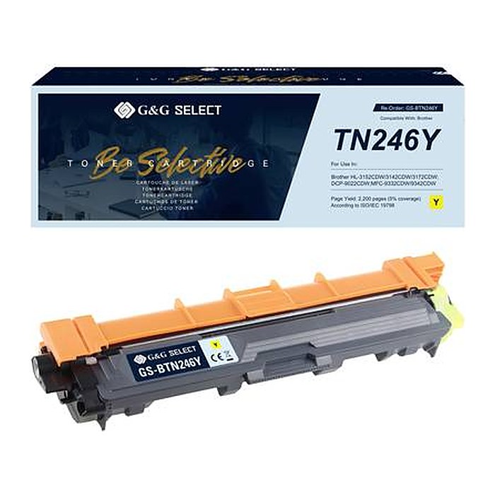 G&G Select Toner kompatibel mit Brother TN-246Y