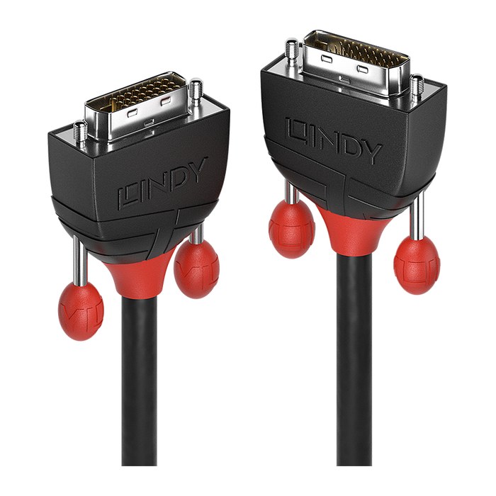 LINDY DVI-D Dual Link Kabel Black Line 1m