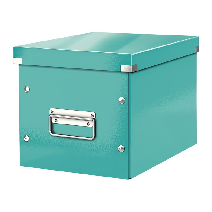 LEITZ Click & Store Aufbewahrungsbox 10,0 l eisblau 26,0 x 26,0 x 24,0 cm, 1 St.