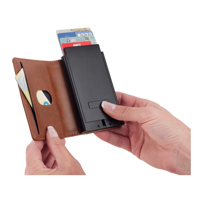 TROIKA 2-in-1 Wallet SHERLOCK HOME BROWN