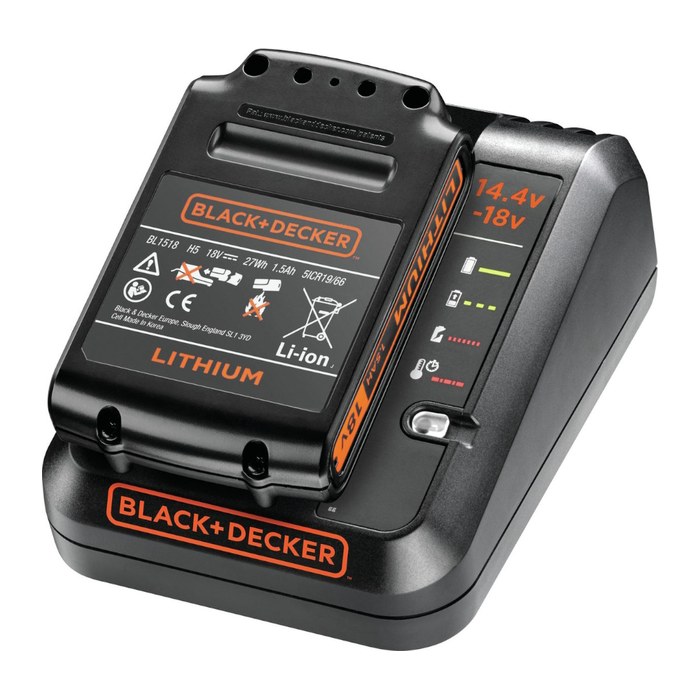 Black&Decker Akku-Ladegerät 1A 18V BDC1A15 + Akku 1,5AH 18V