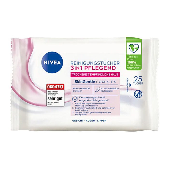 NIVEA 3in1 pflegender Make-up Entferner 25 St.