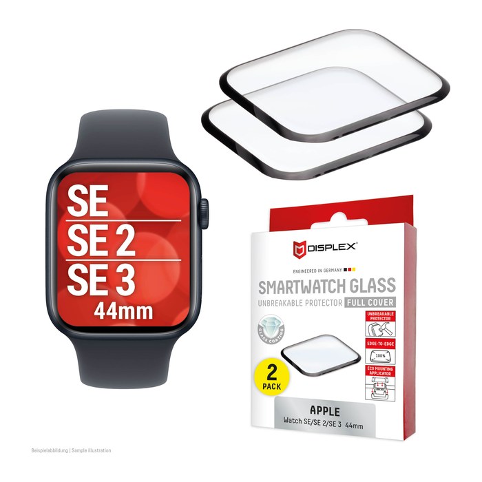DISPLEX® Smartwatch Glass Display-Schutzgläser für Smartwatch, 2 St.