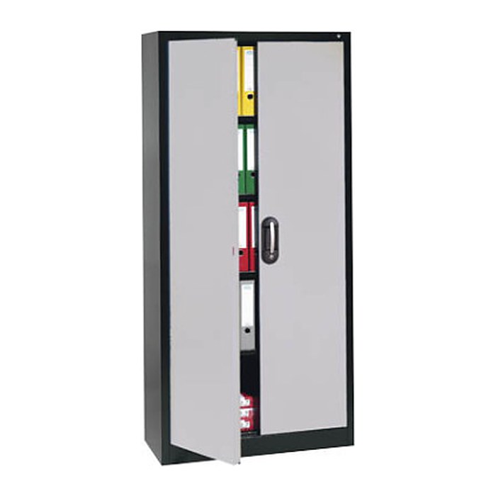 CP Stahlschrank C 2000 Acurado 9260-000 S11313 anthrazit, weißaluminium 4 Fachböden 93,0 x 40,0 x 195,0 cm, aufgebaut, 1 St.
