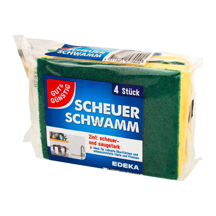 GUT&GÜNSTIG Topfreiniger, 4 St.