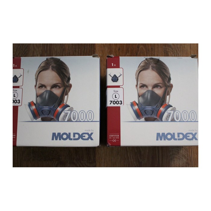 MOLDEX® Atemschutzmaske "Serie 7000" EasyLock® EN 140:1998, 1 St.