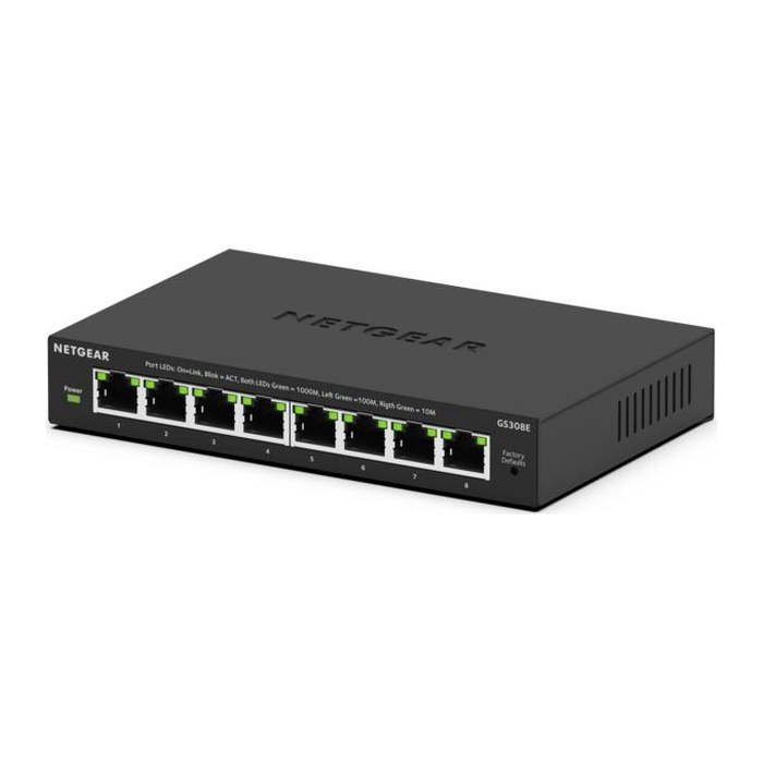 NETGEAR Switch 8x GE GS308E-400EUS Unmanaged Plus