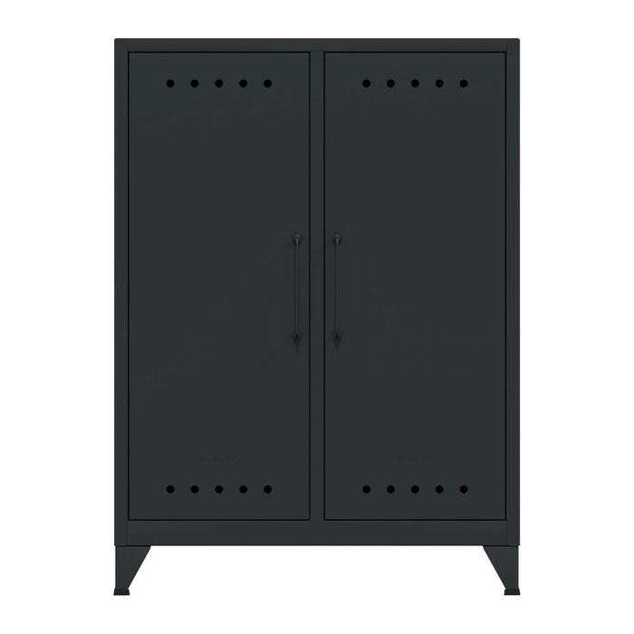 BISLEY Sideboard Fern Middle, FERMID634 anthrazitgrau 80,0 x 40,0 x 110,0 cm, 1 St.