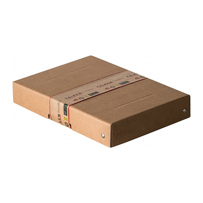 FALKEN PURE Aufbewahrungsbox 500 Blatt braun 18,0 x 25,0 x 4,0 cm, 1 St.