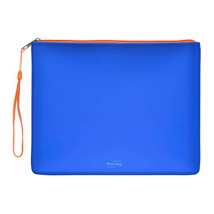FolderSys Reißverschlussbeutel PHAT BAG DIN A5 blau/orange 1,2 mm, 1 St.