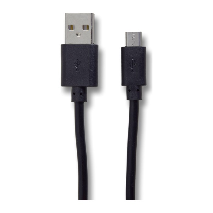 2GO USB Lade-/Datenkabel Micro-USB 100cm PET-B schwarz