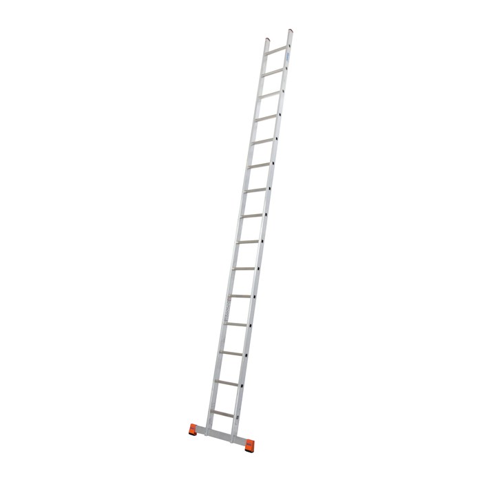 KRAUSE Anlegeleiter MONTO Sibilo silber 15 Sprossen, H: 440,0 cm