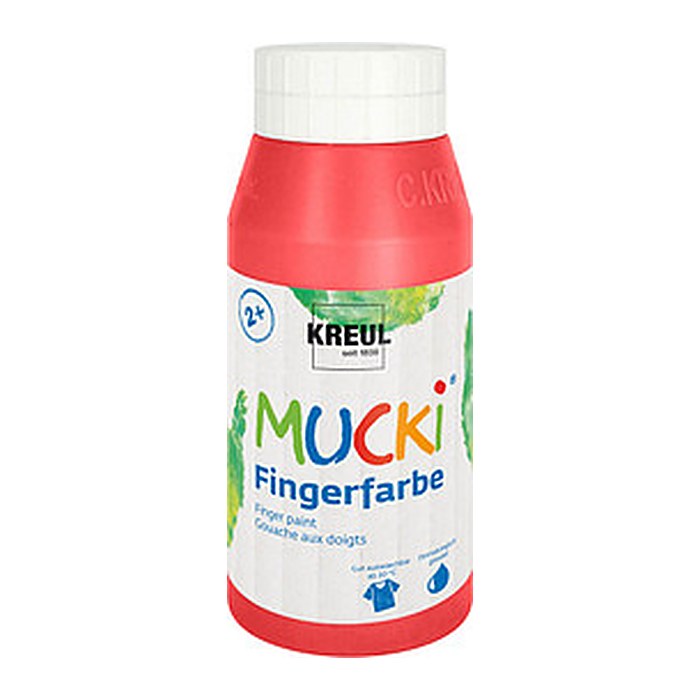 KREUL MUCKI Fingerfarbe rot 750,0 ml, 1 St.
