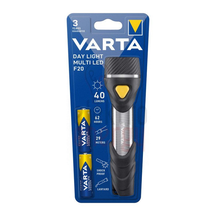 Varta Taschenlampe Day Light Multi LED F20 2AA