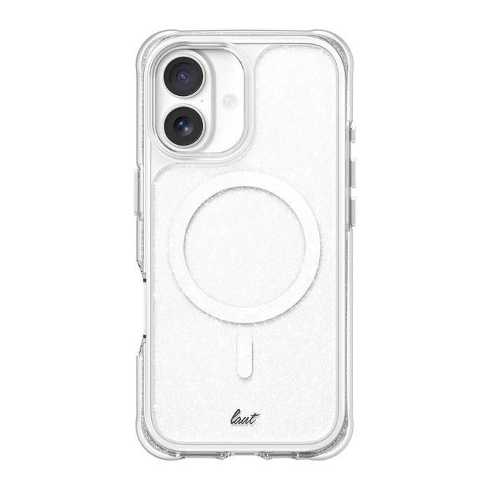 LAUT AERO SPARKLE for iPhone 17 - Crystal Silver