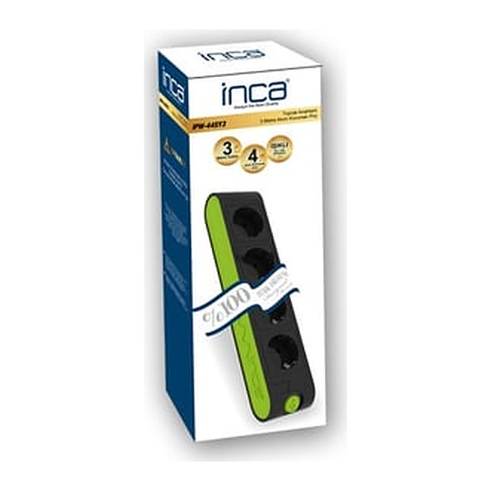 INCA Steckdosenleiste 5x /16A 230V/Max.3680W/LED 3.00m sw