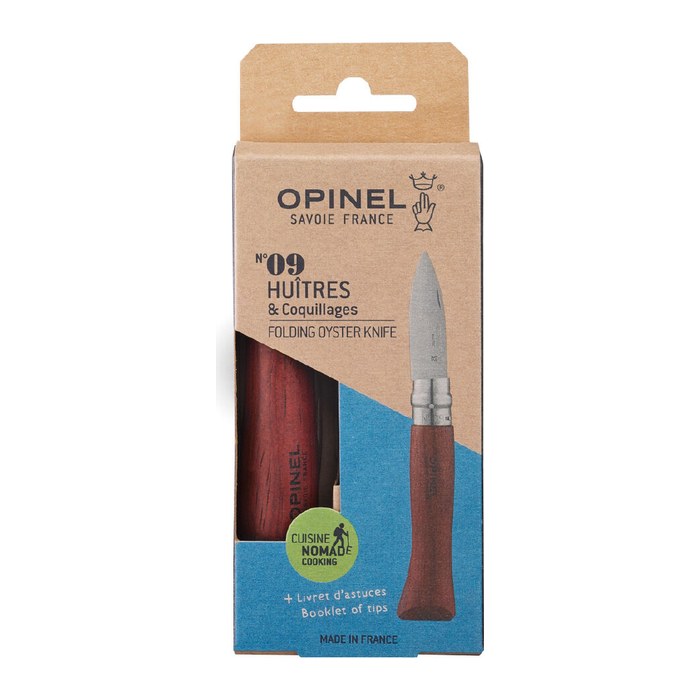 OPINEL Austernmesser No. 9 silber, braun, Klinge: 6,5 cm, 1 St.