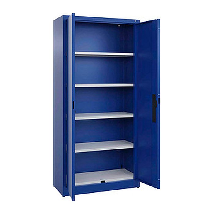 CP Stahlschrank C 2000 Acurado 092600-000 S10000 enzianblau 4 Fachböden 93,0 x 40,0 x 195,0 cm, aufgebaut, 1 St.