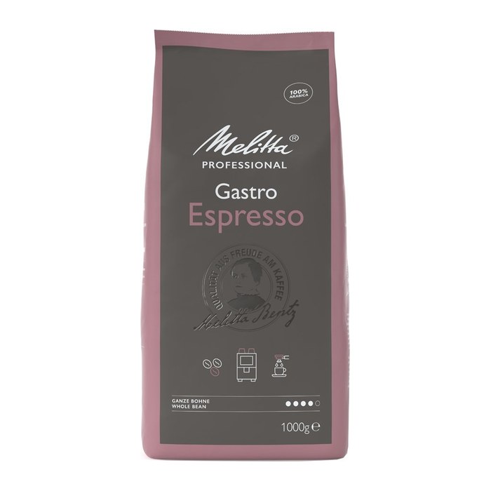 Melitta Gastronomie Espressobohnen, Arabicabohnen kräftig, 1 kg