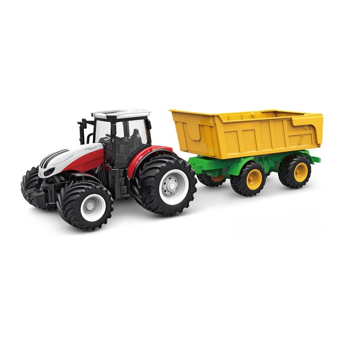 Amewi RC Traktor mit Kipphänger LiIon 500mAh weiß/6+