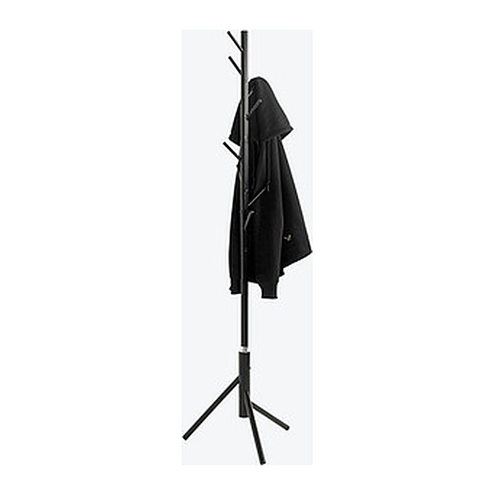 HAKU Möbel Kleiderständer 52526 schwarz Metall 8 Haken 48,0 x 173,0 cm, 1 St.