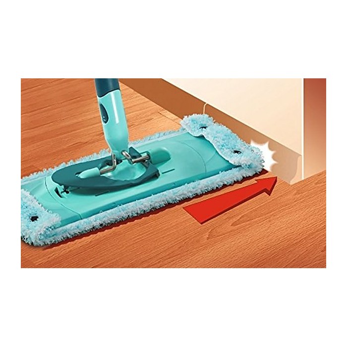LEIFHEIT Clean Twist Micro Duo XL Wischbezug für Bodenwischer Polyester 60 °C waschbar, 1 St.