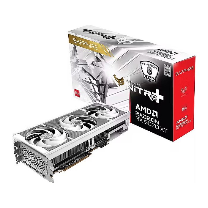 Sapphire Radeon RX9070XT Gaming OC Phantomlink Polar 16GB