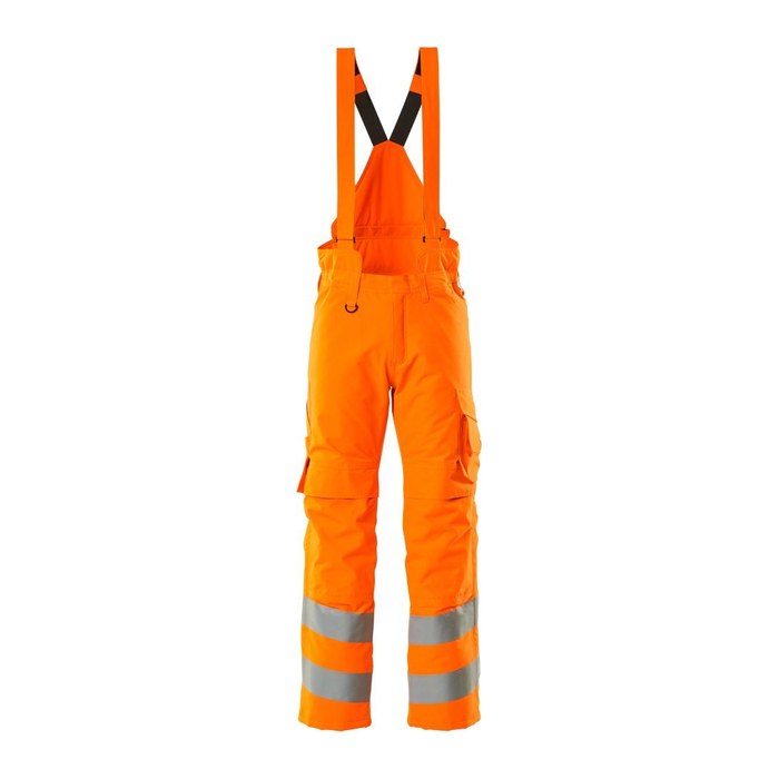 MASCOT® unisex Warnschutz-Latzhose Ashford fluororange Größe 2XL