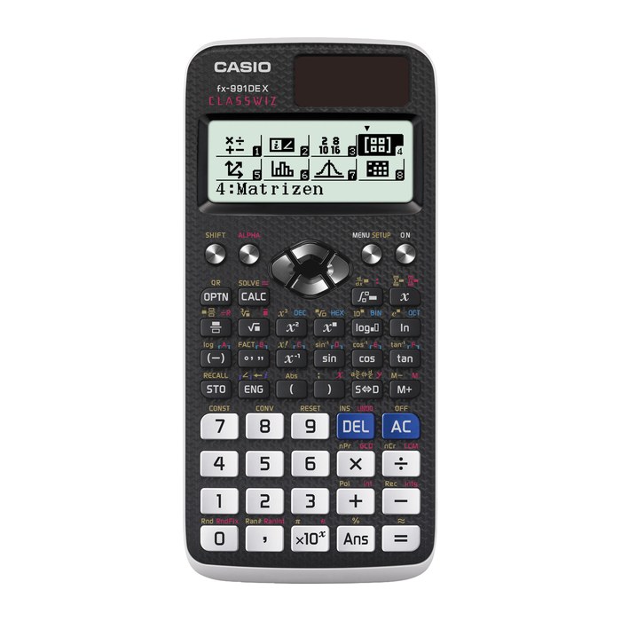 CASIO FX-991DE X Wissenschaftlicher Taschenrechner schwarz