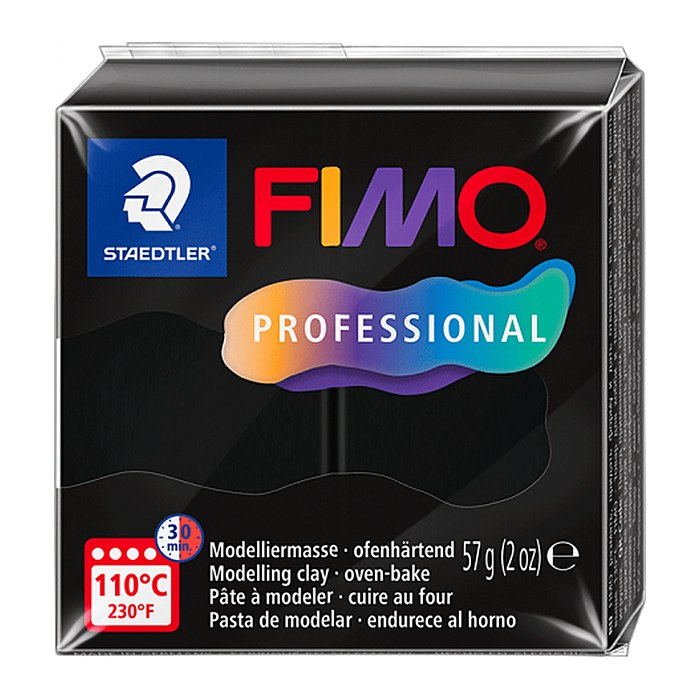 FIMO Mod.masse Fimo prof 57g schwarz