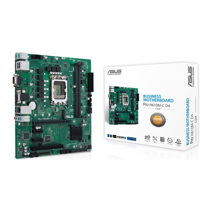 ASUS PRO H610M-C D4-CSM (INTEL,1700,DDR4,mATX)