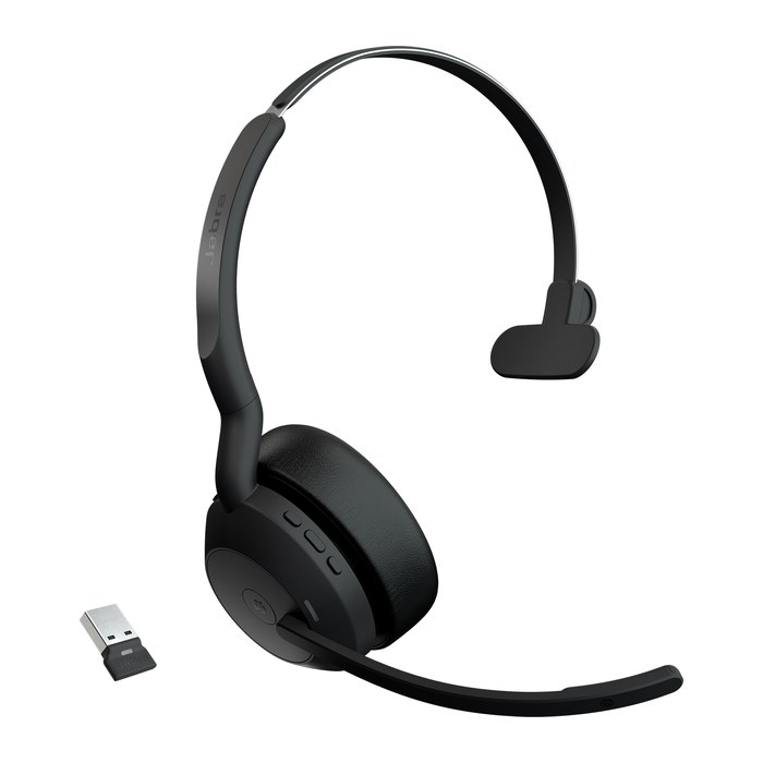 Jabra Headset Evolve2 55 USB-A MS Mono schnurlos