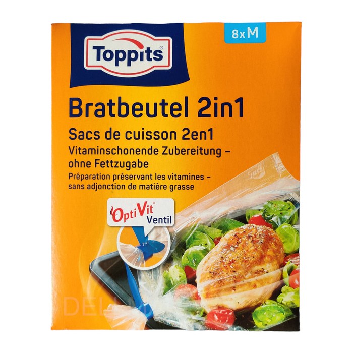 Toppits Bratbeutel M, 8 St.