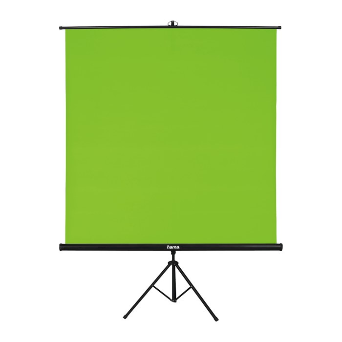 hama Stativleinwand Green Screen 1:1, 180 x 180 cm Projektionsfläche