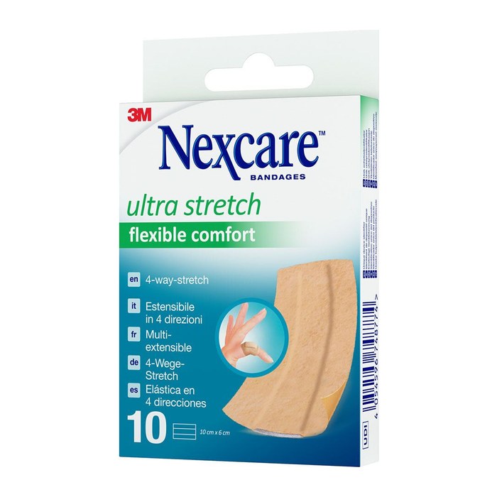 Nexcare™ Pflaster Ultra Stretch Flexible Comfort N1170BNEW beige 6,0 x 10,0 cm, 10 St.