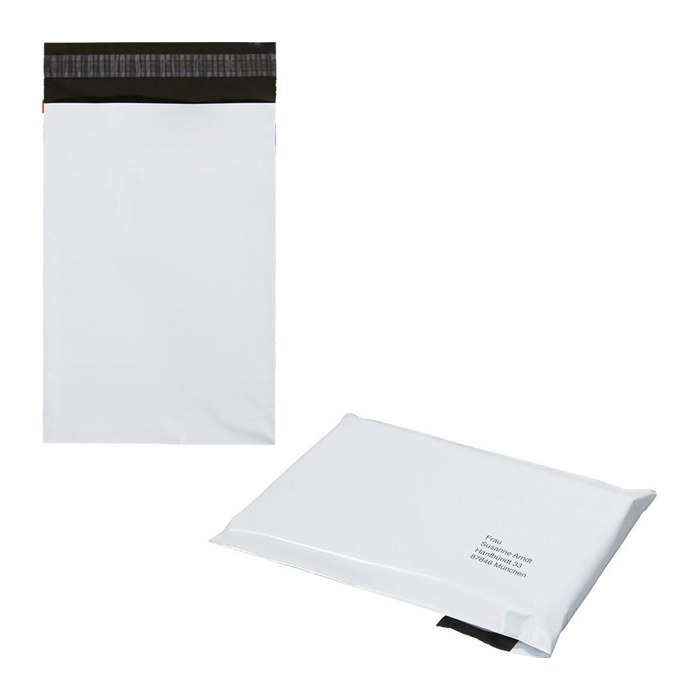 docuCARE® Folienversandtaschen classic light DIN B5 ohne Fenster weiß 100 St.