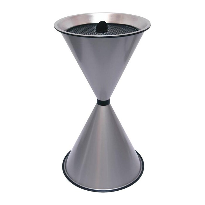 SZ Metall 29713 Standaschenbecher silbermetallic, 1 St.