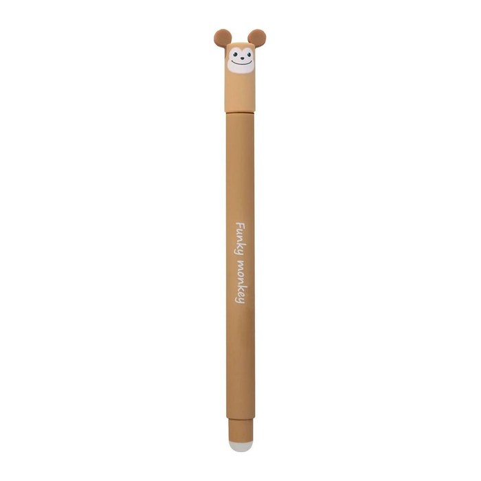 EBERHARD FABER Animal Erase it! Gelschreiber Monkey 0,7 mm, Schreibfarbe: blau, 1 St.