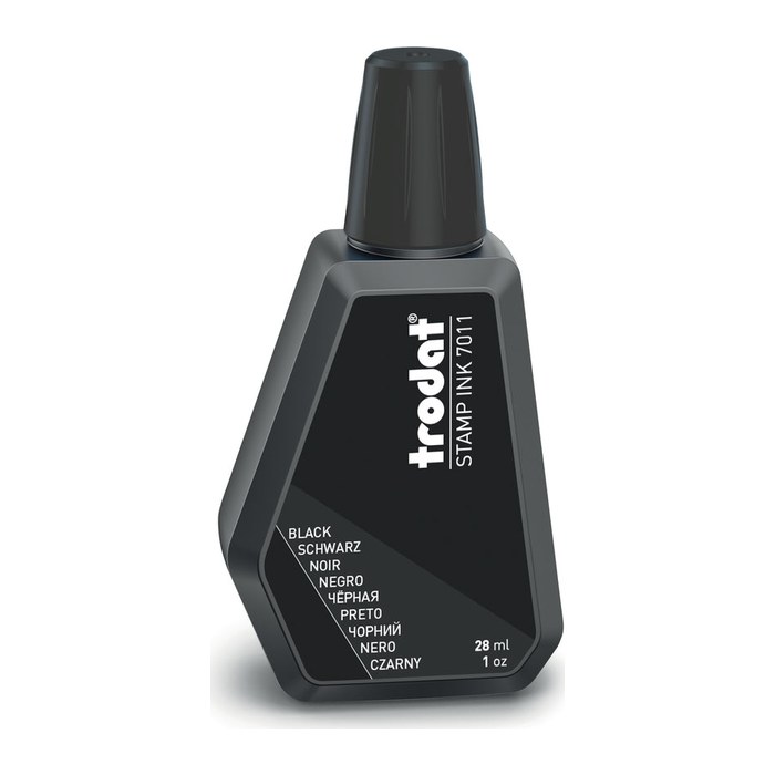 trodat Stempelfarbe schwarz 28ML 7011/SB