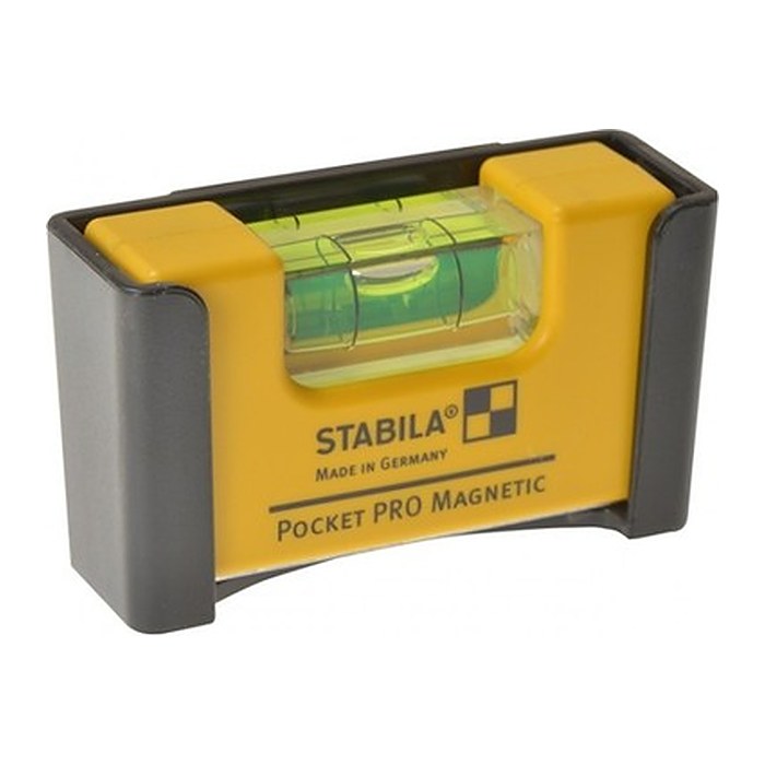 STABILA Wasserwaage Pocket Pro Magnetic 17768, Kunststoff 7 cm