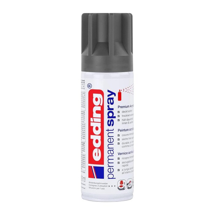 edding 5200 Acrylspray Sprühfarbe anthrazit matt, 1 St.