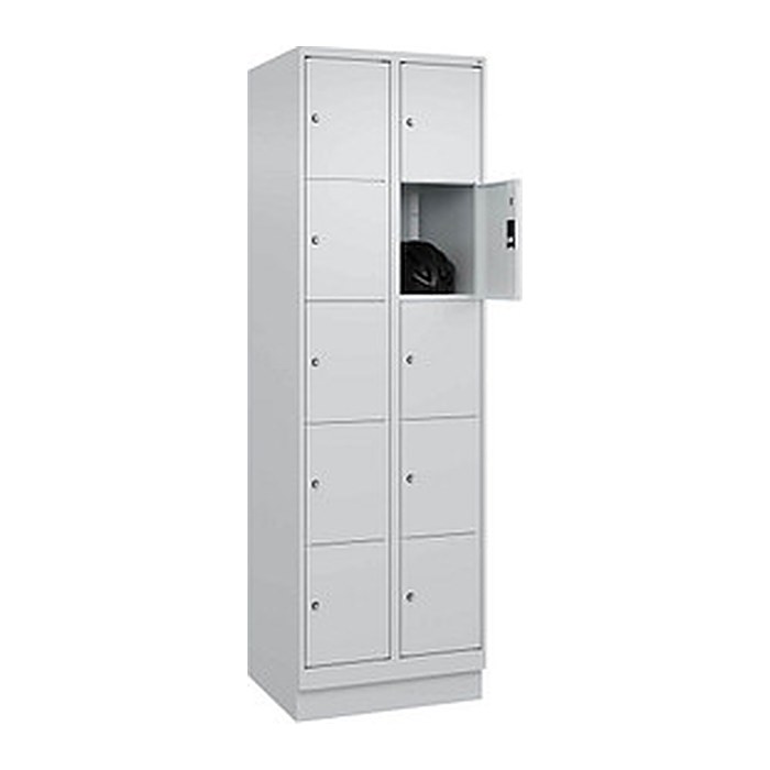 CP Schließfachschrank Classic PLUS lichtgrau 080020-205 S10009, 10 Schließfächer 60,0 x 50,0 x 195,0 cm