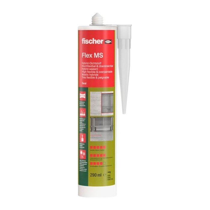 fischer Flex MS Hybrid Dichtstoff weiß 290,0 ml