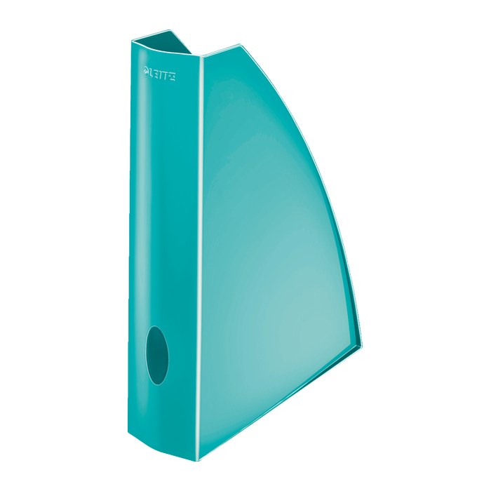 LEITZ Stehsammler WOW 52771051 eisblau Kunststoff, DIN A4, 1 St.