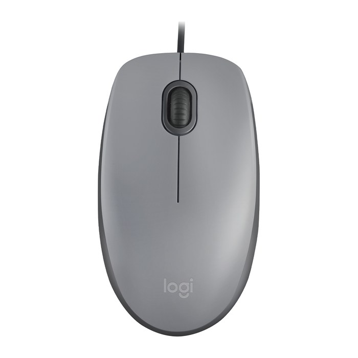 Logitech USB Mouse M110 grau