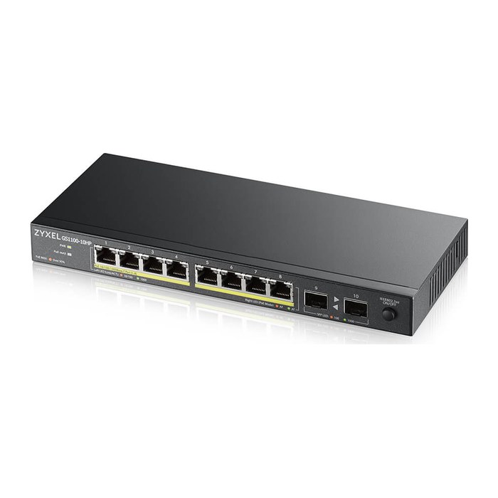 Zyxel Switch 10x GE GS1100-10HP v2 PoE+