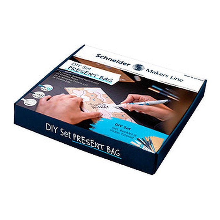 Schneider Geschenktüten natur DIY Set, 1 Set